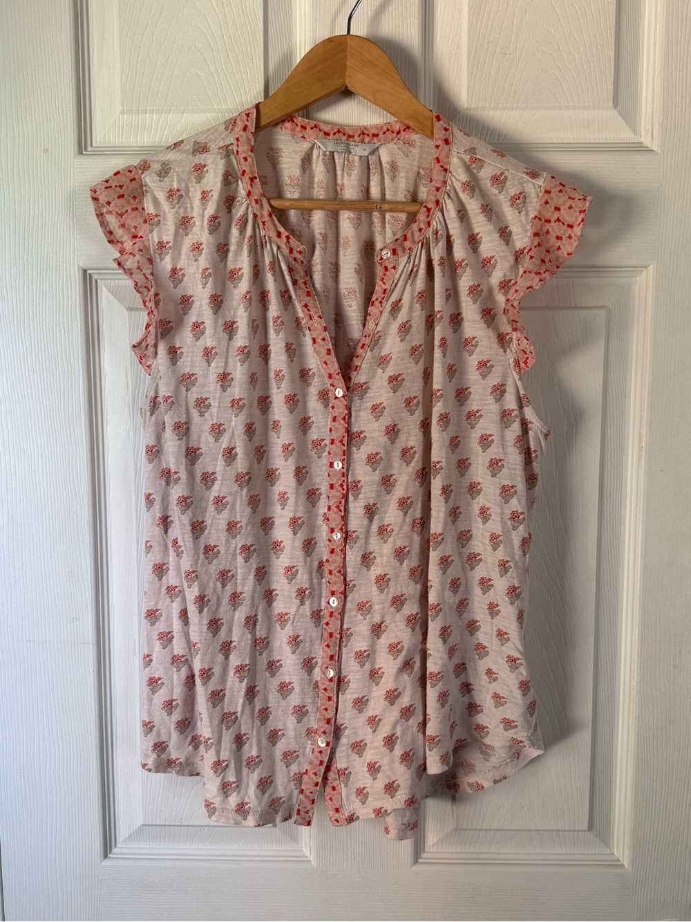 Lucky Brand Button-Front Top